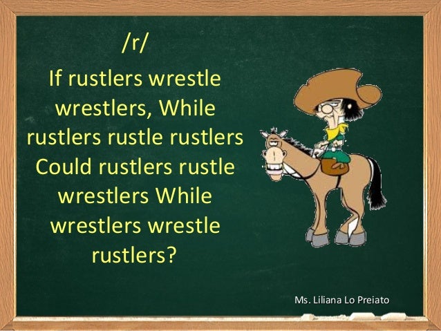 l and r tongue twister