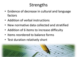 TONI-4 Test Review | PPT