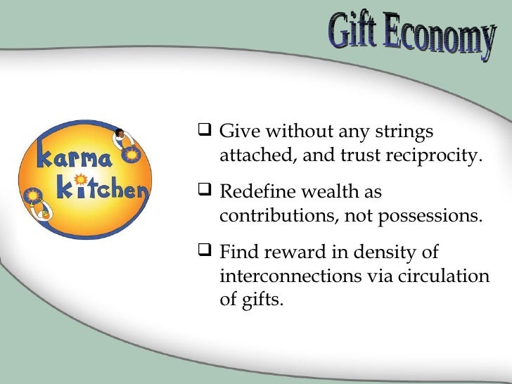 Birthing a Gift Economy