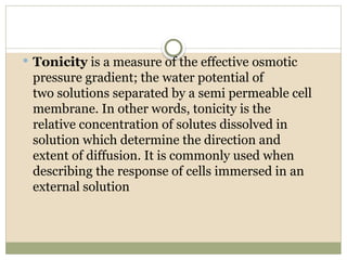 Understanding Tonicity: Hypertonic, Hypotonic, and Isotonic Solutions ...