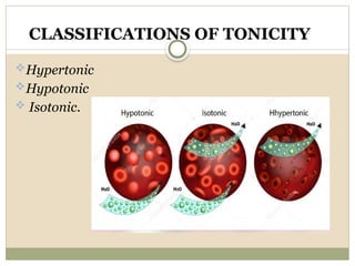 Understanding Tonicity: Hypertonic, Hypotonic, and Isotonic Solutions ...