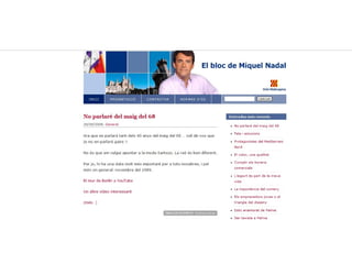 Toni Roig.Identitat Blogaire