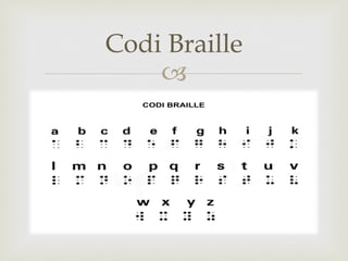 –
Codi Braille
 