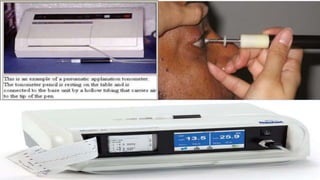 Computer Light Tonometry Tonometer | PPTX
