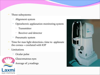 Computer Light Tonometry Tonometry | PPT
