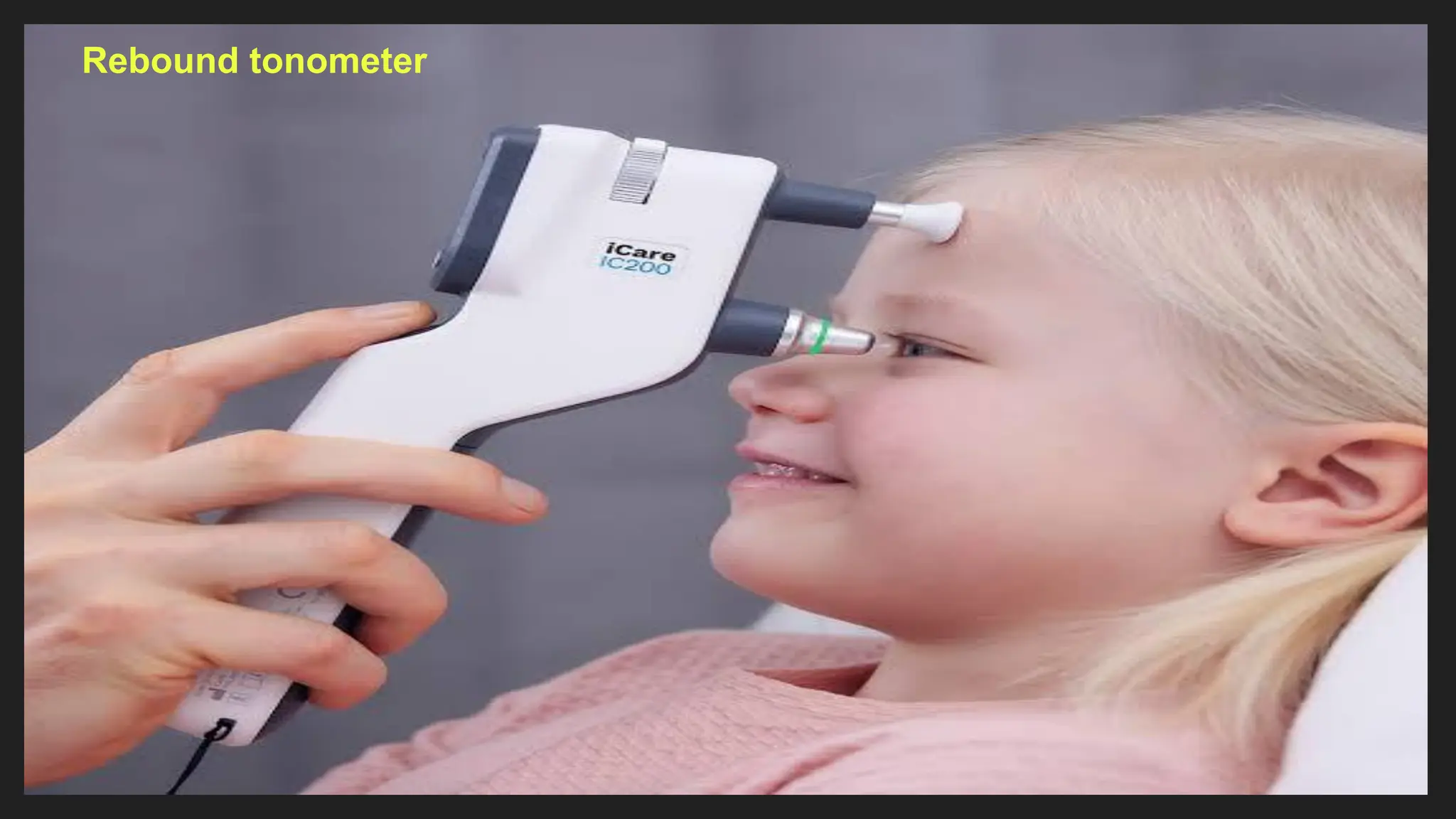 Rebound tonometer
 