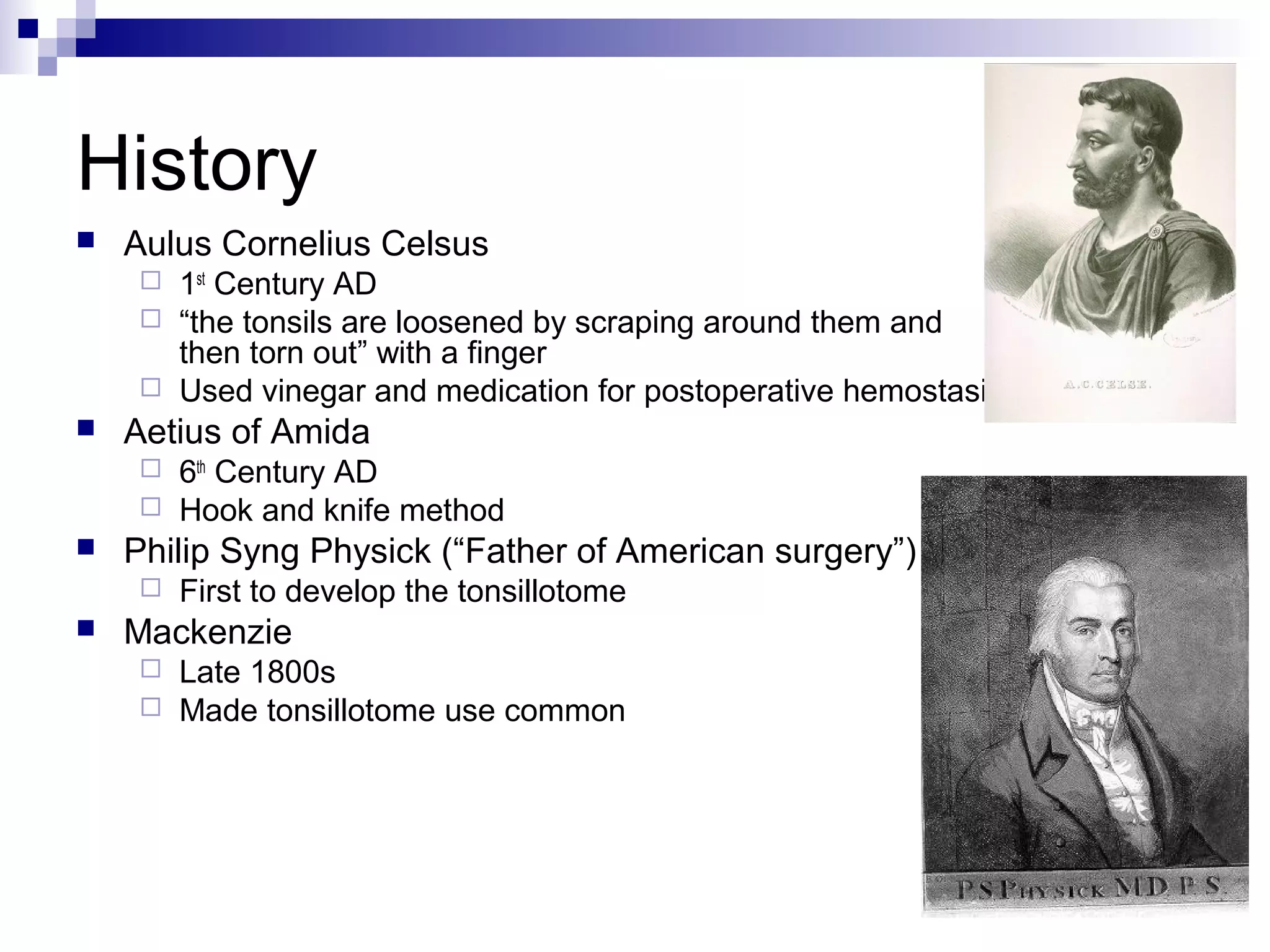 Tonsillectomy Slides 050427 | PPT
