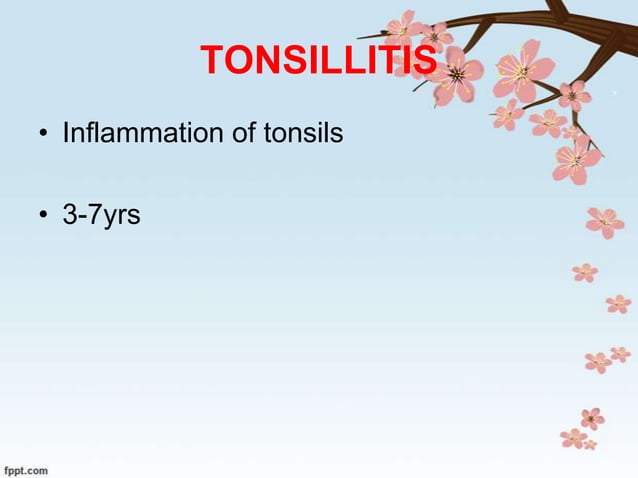Tonsillitis.in children | PPT