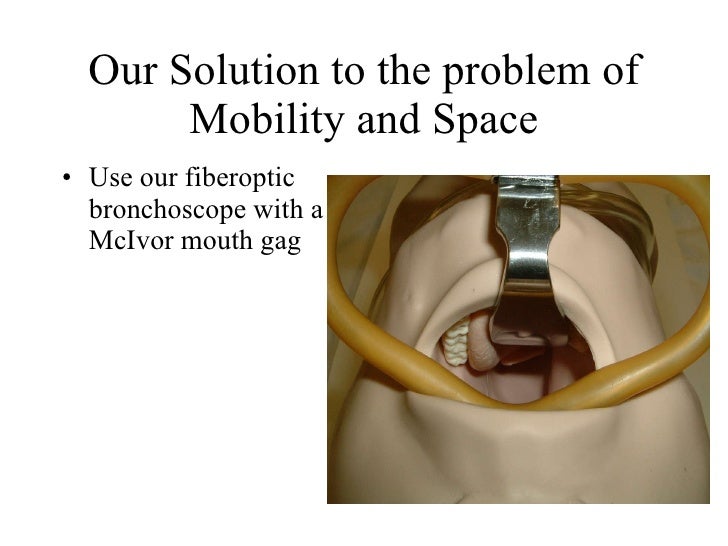 Tonsil Mouth Gag Fiberoptic