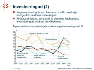 Tonu Mertsina: Majanduskriisi mõju Eesti majanduse struktuurile 