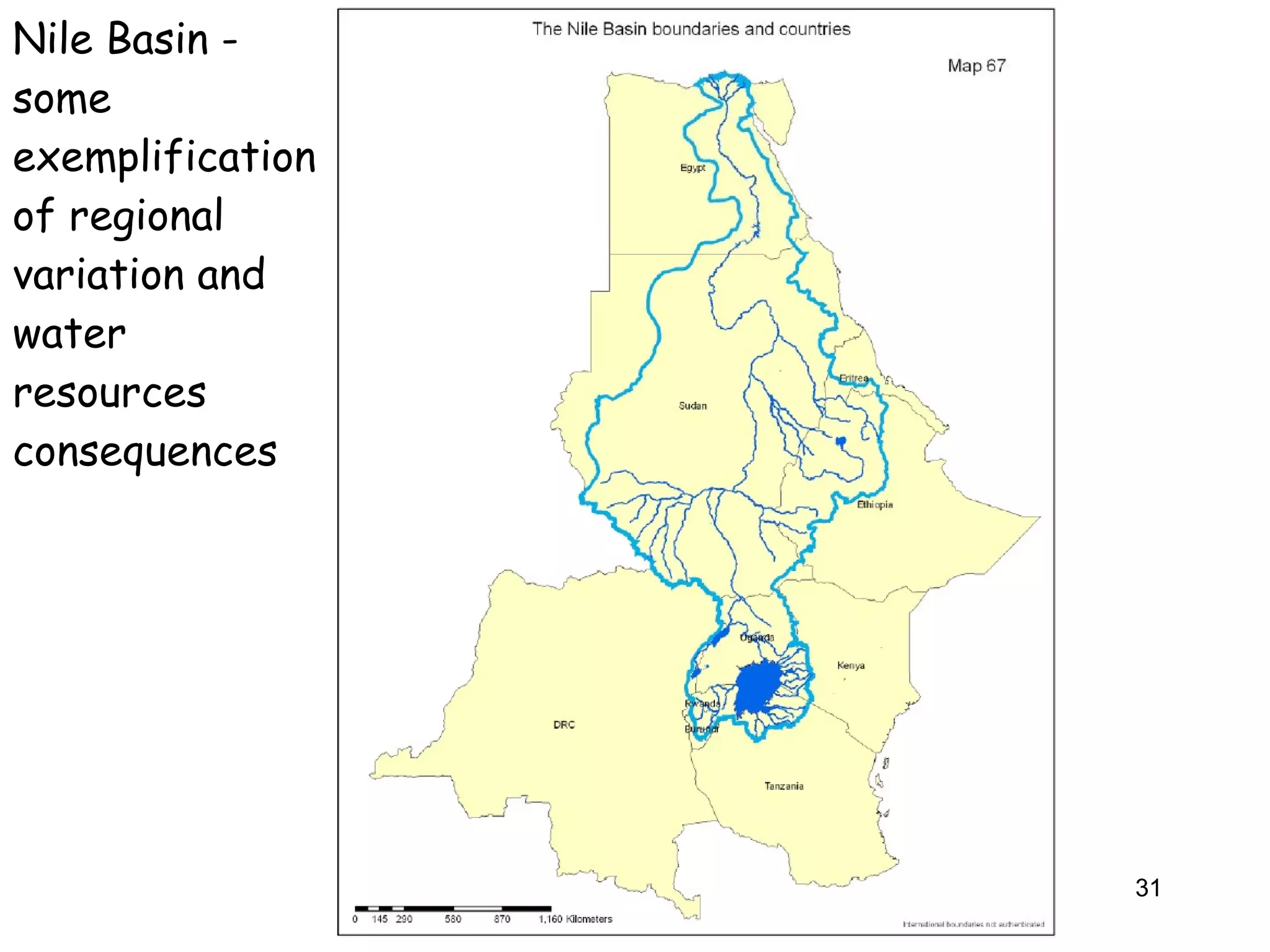 LWRG 2007 Nile Basin -  some  exemplification of regional variation and  water  resources  consequences 