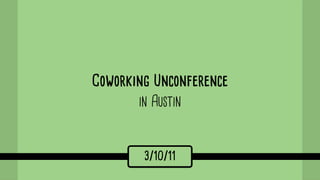 Emergent Research counts
Over 250 US Coworking Spaces
9/14/10
 