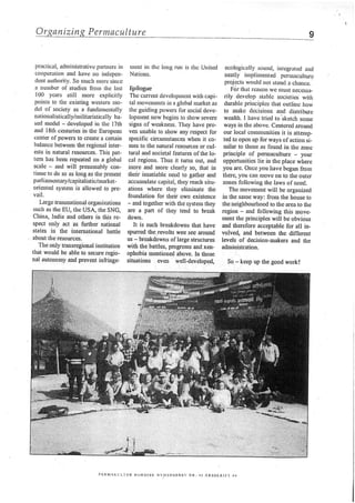 Organizing Permaculture by Tony Andersen