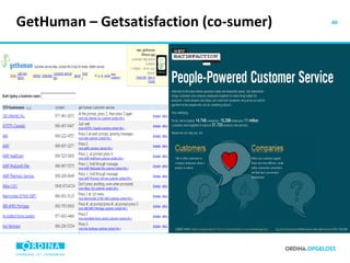 GetHuman – Getsatisfaction (co-sumer) 