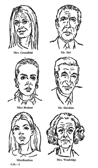 Miss Brainne
Mr. Sirl
Mr. Hawkins
MissBoulton
S.M.—2
Mrs. Greenfield
Mrs. Woolridge
 
