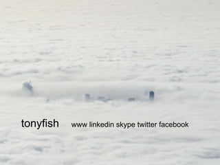 tonyfish   www linkedin skype twitter facebook 