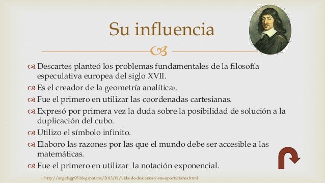 Aportaciones matemáticas de René Descartes