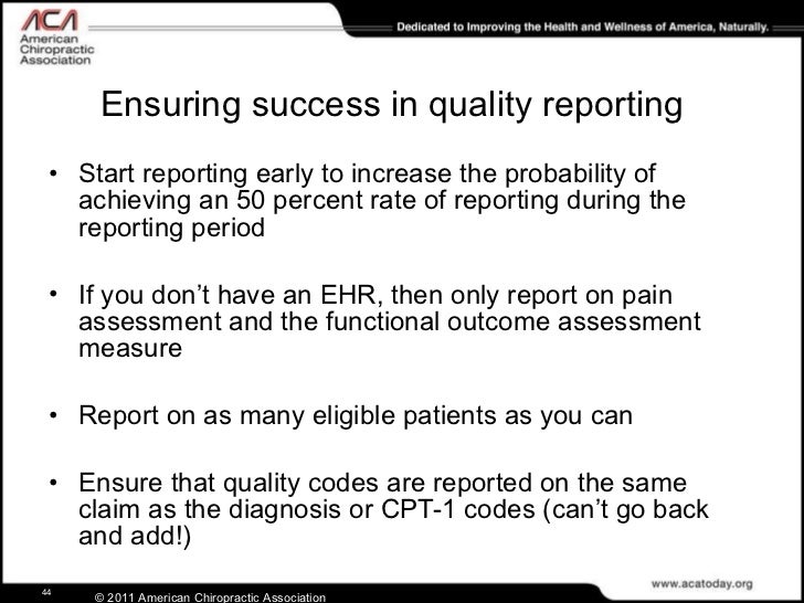 2011 CMS Physician Quality Reporting System Tony Hamm