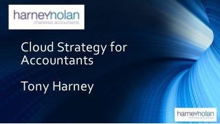 SURF
Cloud Strategy for
Accountants
Tony Harney
 