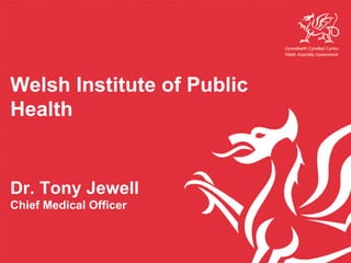 Welsh Institute of Public
Health


Dr. Tony Jewell
Chief Medical Officer
 