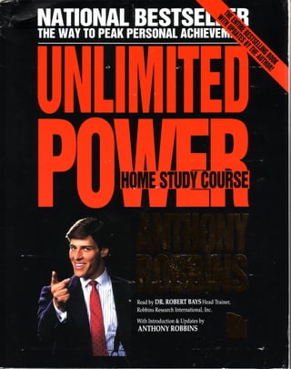 Tony robbins   unlimited power home study course 180p manual