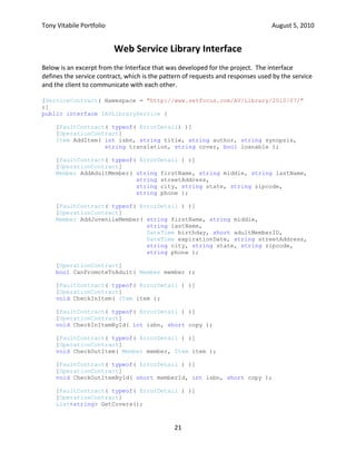 The librarian must be able to enter new Items into the database