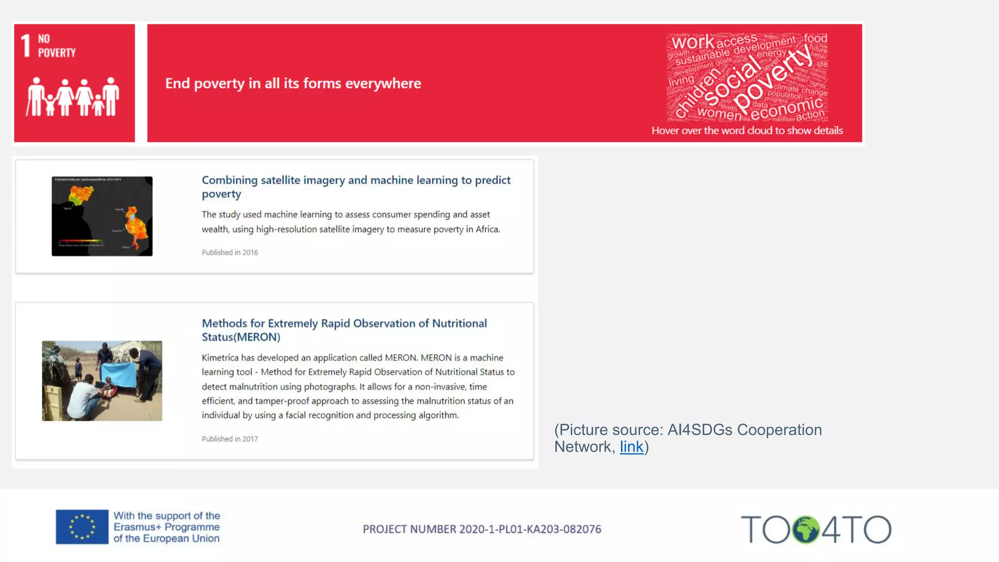 (Picture source: AI4SDGs Cooperation
Network, link)
 