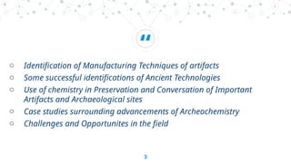 Presentation on Archeochemistry and Techniques.pptx
