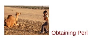 Obtaining Perl
 