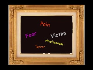 Fear Pain Victim Terror Helplessness 