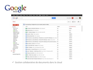  Gestion collaborative de documents dans le cloud
 