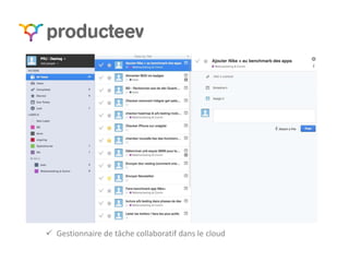  Gestionnaire de tâche collaboratif dans le cloud
 