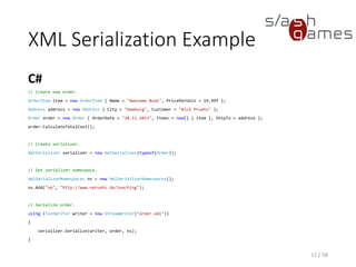Xml Config Serialization Tool Development 05 - XML Schema, INI, JSON, YAML | PDF