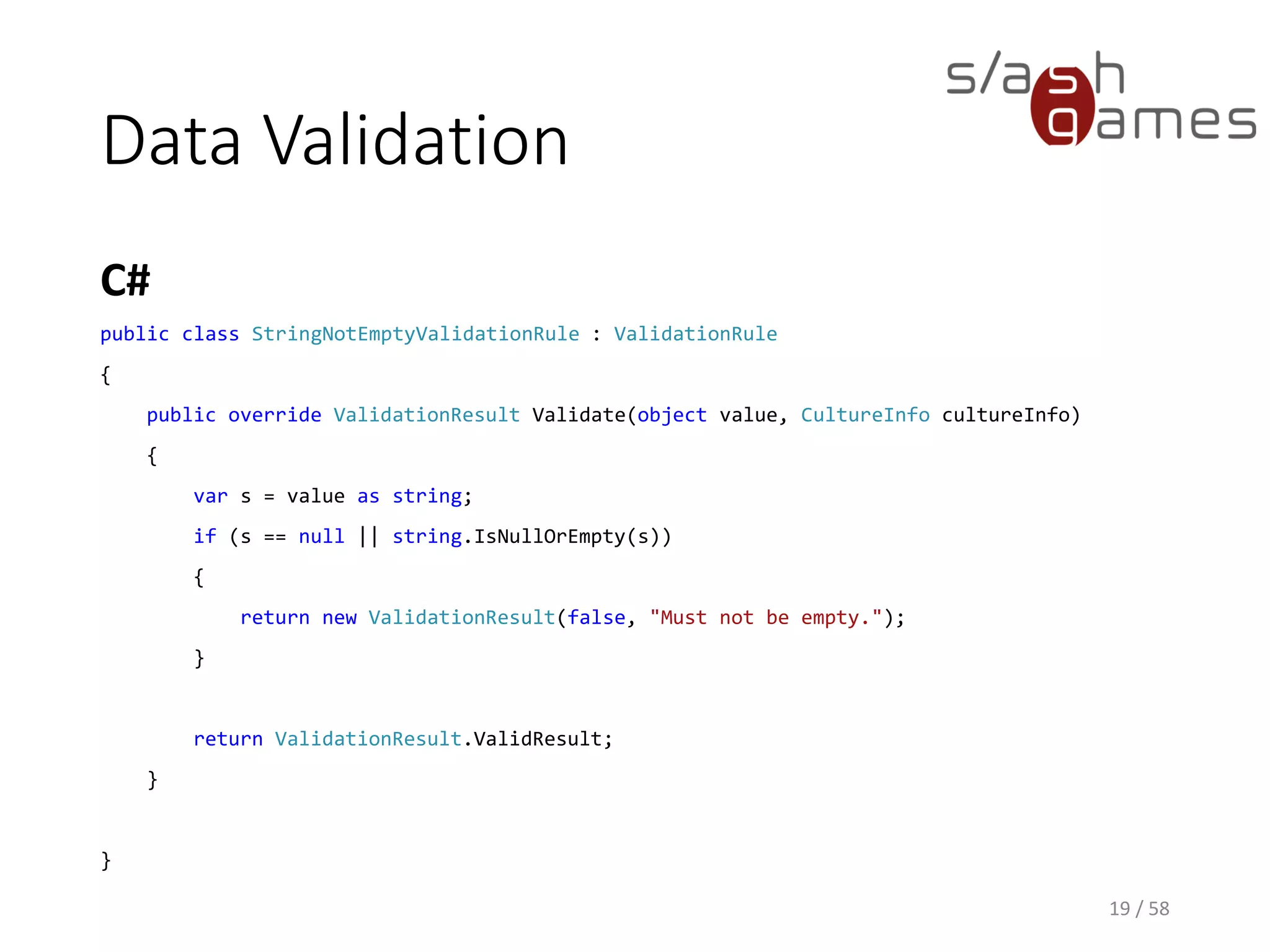 Data Bind for Unity
DEMO
19 / 58
 