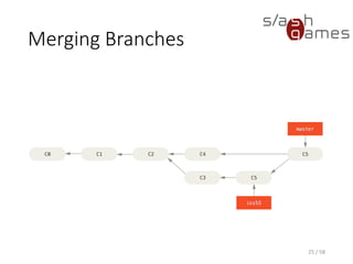 Merging Branches
25 / 58
 