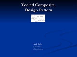 Tooled Composite  Design Pattern Andy Bulka Austhink Software [email_address] 