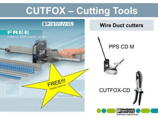 Wire Duct cutters
PPS CD M
CUTFOX-CD
CUTFOX – Cutting Tools
 