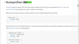 Autoprefixer
 