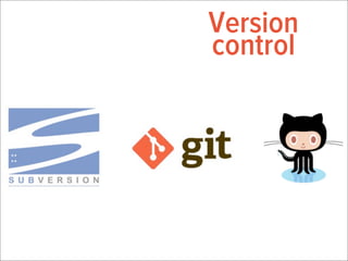 Version
control
 
