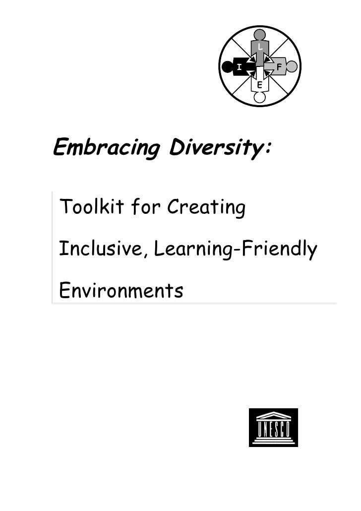 diversity for toolkit programs implementing on UNESCO education toolkit