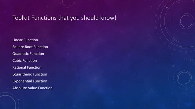 Toolkit functions preview | PPT