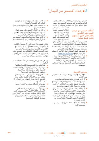 ‫الكتابة والنشر‬

‫33■ إعداد "قصص من امليدان"‬

‫"قصص من امليدان" هي مقاالت خاصة قصيرة عن‬
‫البرامج واملشاريع التي يدعمها الصندوق في جميع‬
‫أنحاء العالم. وتبينِّ هذه القصص ما ميكن أن يحدث‬
‫عندما يكتسب أصحاب‬
‫تُسلِّط "قصص من امليدان" احليازات الصغيرة وفقراء‬
‫َ‬
‫الريف املهارات واملعرفة‬
‫الضوء على املشاريع‬
‫والثقة التي يحتاجون‬
‫واألشخاص الذين ندعمهم‬
‫إليها للتغلُّب على الفقر‬
‫وتثبت قيمة عملنا‬
‫بأنفسهم. وتؤدي هذه‬
‫ّ‬
‫القصص دورا ً حاسما ً، إذ تُثبت قيمة عملنا من خالل‬
‫تسليط الضوء على املشاريع احلقيقية واألشخاص‬
‫احلقيقيني الذين ندعمهم. ويزيد ذلك من مصداقيتنا‬
‫ويساعدنا على جمع األموال. وهذه القصص:‬
‫■ ■تُنشر في املوقع الشبكي لتبينِّ للزائرين أثر عملنا‬
‫َ‬
‫على أرض الواقع (/‪.)www.ifad.org/story‬‬
‫■ ■تُدرَج في صورة ورقية داخل ملفات ومواد جمع‬
‫األموال التي توزَّع في االجتماعات املهمة لكي‬
‫تثبت للمانحني واجلمهور الفرق الذي حتققه‬
‫ّ‬
‫املشاريع املمولة من الصندوق في حياة أشخاص‬
‫حقيقيني.‬

‫معايير القصة‬

‫يصلح البرنامج أو املشروع للنشر كقصة عندما يفي‬
‫بهذه املعايير:‬
‫■ ■أن يكون قد حقق جناحا ً واضحا ً وهو ما يثبته‬
‫ّ‬
‫توسيع نطاقه أو تكراره، أو إذا كان قد حقق نتائج‬
‫ّ‬
‫ملموسة يثبتها حتسن دخل املشاركني أو إنشاء‬
‫ُّ‬
‫مدارس جديدة أو حتسن التغذية والصحة.‬
‫ُّ‬
‫■ ■أو، إذا كانت القصة تدور حول مشروع فاشل، أن‬
‫يكون موثقا ً وإذا كان موظفو املشروع يوافقون‬
‫على تقاسمه مع اآلخرين ألنه يتضمن دروسا ً‬
‫ّ‬
‫ميكن أن تستفيد منها البرامج واملشاريع املقبلة.‬
‫(واألفضل أن تثبت القصة أن تلك الدروس قد‬
‫نُفذت بالفعل.)‬
‫ِّ‬
‫■ ■إذا كانت النتائج موثقة، مثل إجراء تقييم في‬
‫منتصف املدة.‬

‫1‬

‫2‬

‫3‬

‫4‬

‫إعداد "قصص من امليدان"‬

‫■‬

‫■‬

‫■‬

‫■‬

‫■إذا كانت إجنازات الصندوق واضحة وميكن عزو‬
‫النتائج إلى املشروع أو التدخل.‬
‫ُّ‬
‫■إذا تضمنت جانبا ً يتعلّق باالهتمام البشري، مثل‬
‫إفادات املشاركني.‬
‫■إذا كان من املمكن احلصول على بعض أقوال‬
‫مديري البرامج القطرية أو غيرهم من املعنيني‬
‫باملشروع مثل مسؤول االتصال اجملتمعي.‬
‫■إذا كانت هناك صور متاحة لتوضيح القصة، ومن‬
‫املثالي أن تكون صورا ً ملشاركني وأنشطة محددة.‬
‫َّ‬

‫ولكي تقوم بإعداد قصة حتتاج (أو سيحتاج الكاتب‬
‫املستقل الذي تتعاقد معه) إلى إجراء مقابلة مع‬
‫األشخاص املعنيني، مبن فيهم منسق املشروع أو‬
‫ِّ‬
‫مدير البرنامج القطري واملشاركني في املشروع؛ وزيارة‬
‫املشروع إن أمكن للتعرف على الطريقة التي يعمل‬
‫بها وما حققه من تغييرات في اجملتمع.‬
‫وينبغي احلصول على إجابات على األسئلة األساسية‬
‫التالية:‬
‫■ ■ملاذا أطلق هذا املشروع وماذا كانت املشكلة؟‬
‫■ ■من شارك في املشروع، ومن الذي قدم املساعدة‬
‫ّ‬
‫التقنية، [على أن يشمل ذلك دوما ً أسماء‬
‫موظفي الصندوق]؛ ومن املستفيد؟‬
‫■ ■ما الذي يهدف املشروع إلى حتقيقه؛ وما الذي‬
‫حققه؛ وما هي اخلطوات التالية؛ وكيف عمل‬
‫املشروع؛ وكيف تسنى التغلُّب على املشاكل أو‬
‫ّ‬
‫كيف تُعالَج؟‬
‫■ ■متى بدأت املشكلة، ومتى بدأ املشروع، ومتى‬
‫سينتهي؟‬
‫■ ■أين يقع املشروع - يذكر اسم اجملتمع احمللي‬
‫واملقاطعة األكبر/اإلقليم/البلد؛ وينبغي حتديد‬
‫املكان إذا كان مطلوبا ً للسياق، مثل "شمال شرق‬
‫البلد"؛ ويشار أيضا ً إلى عدد املستفيدين و/أو‬
‫مساحة املنطقة املستفيدة.‬

‫01‪B‬‬

 