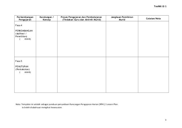 Tool kit ls 1 template rph