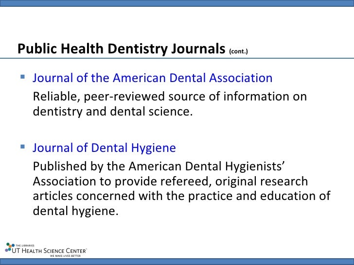 Module 1 Toolkit for Dental Public Health Professionals