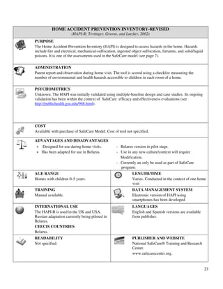 Toolkit of recommended curricula and assessments for home visiting | PDF