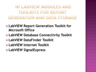 Toolkits para labview | PPTX