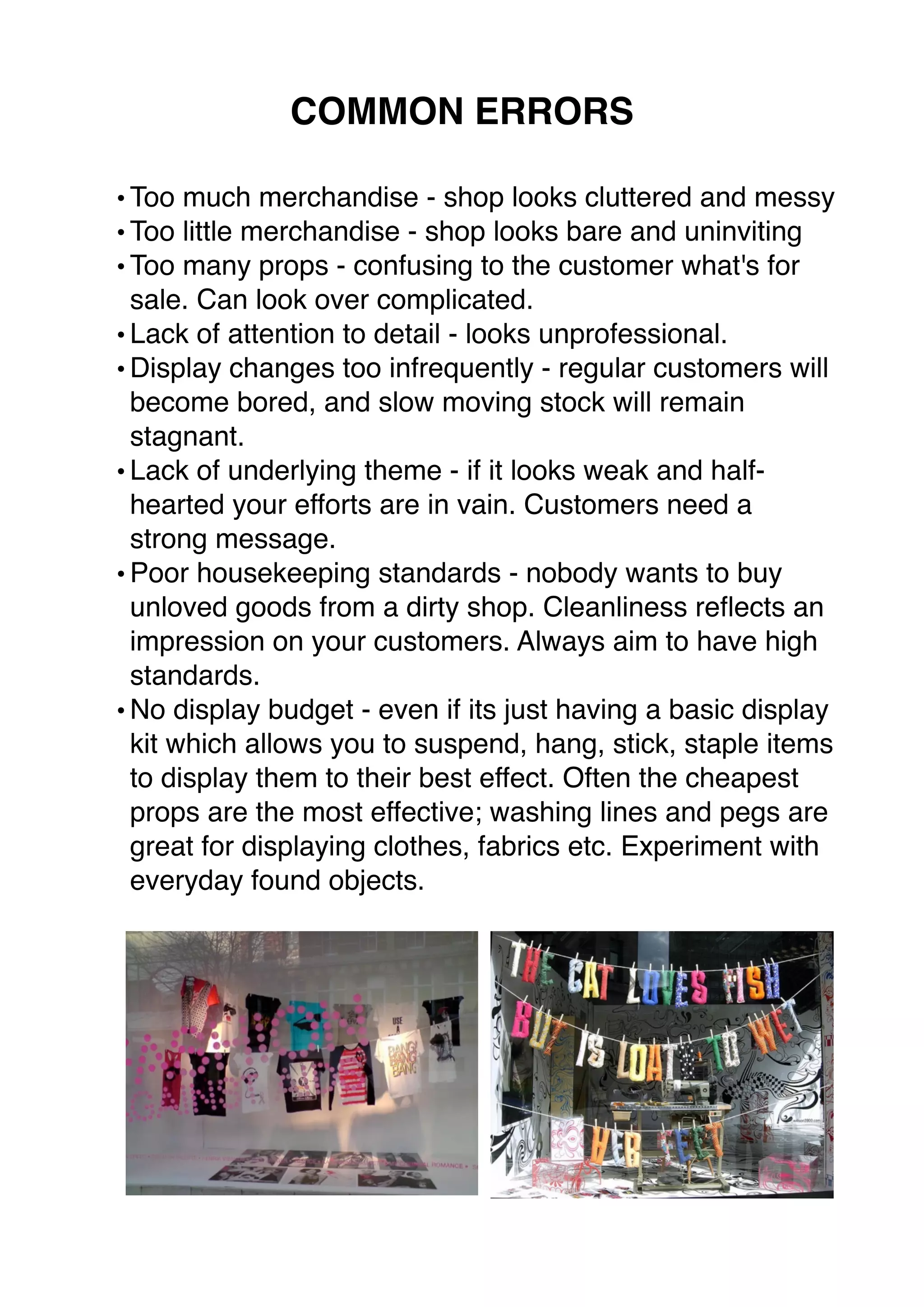 Toolkit visual merchandising | PDF