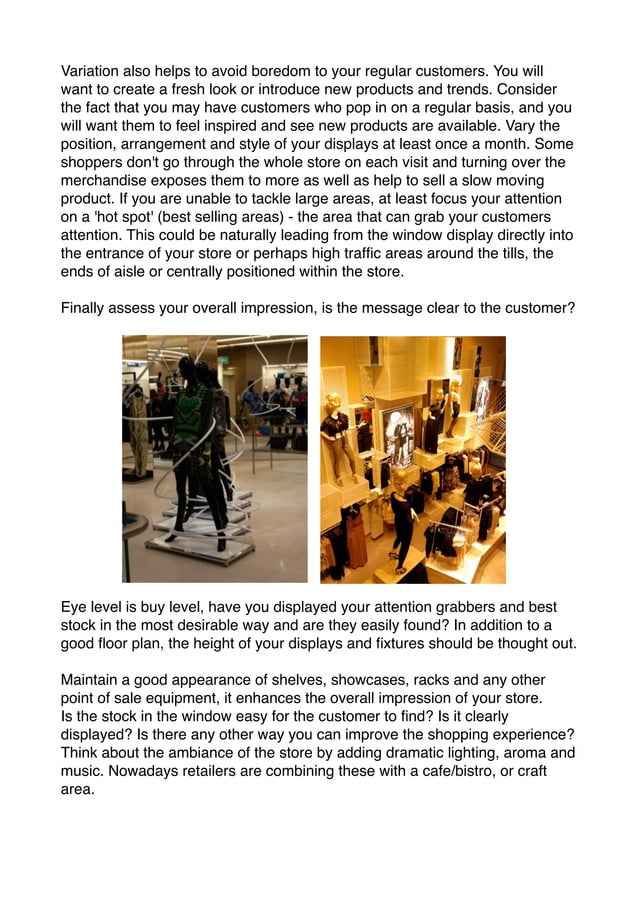 Toolkit visual merchandising | PDF