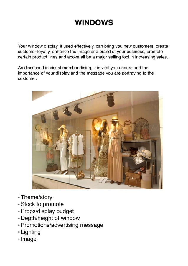 Toolkit visual merchandising | PDF