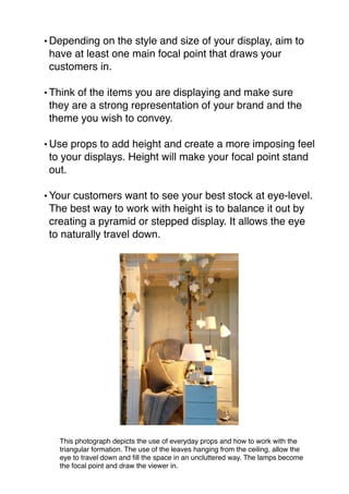 Toolkit visual merchandising